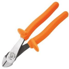 Klein D248-8-INS 8 inch Insulated High-Leverage Diagonal-Cutting Pliers-Angled Head