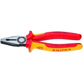 Knipex 0208225SBA  High Leverage Combination Pliers Insulated With Dual Component Handles, 9 In