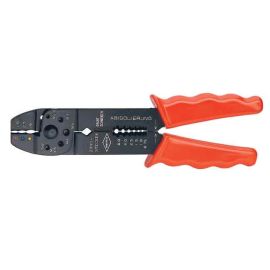 Knipex 9721215  Crimping Pliers Burnished With Multi-Component Grips 8 1/2 In