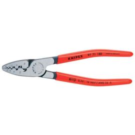 Knipex 9771180 Crimping Pliers For Wire End Ferrules Plastic Coated 7 1/4 In