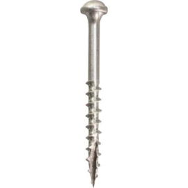 Kreg SML-C150S5-100 Stainless Steel Pocket Hole Screws 1-1/2" Washer Head #8 Coarse (100 Count)
