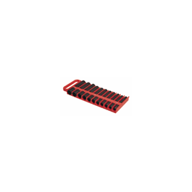 Lisle 40900 1/2 in. Magnetic Socket Holders (Red)
