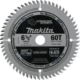 Makita  A-99982 Circular Saw Blade 6‑1/2-in. 60T (ATB) Carbide‑Tipped Cordless Plunge