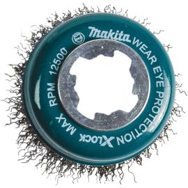 Makita D-72637 X‑LOCK 3" Carbon Steel Crimped Wire Cup Brush