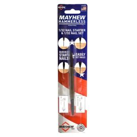 Mayhew 17351 1/32 in. Hammerless Nail Starter / Nail Set