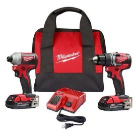 Milwaukee 2892-22CT M18™Compact Brushless Drill Driver/Impact Driver Combo Kit | Dynamite Tool