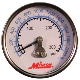Milton 1192 1/4" NPT High Pressure Gauge | Dynamite Tool