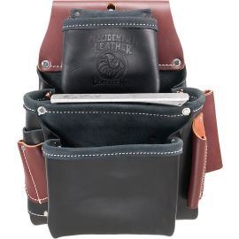 Occidental Leather B5060 3 Pouch Pro Black Fastener Bag | Dynamite Tool



