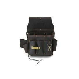 Ox Tools OX-P263406 Pro Series Oil-Tanned Leather Electrician's Pouch
