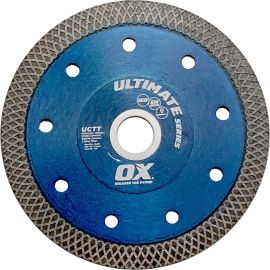 OX OX-UCTT-10 Ultimate Porcelain Fine Turbo 10'' Diamond Blade - 7/8'' - 5/8'' Bore