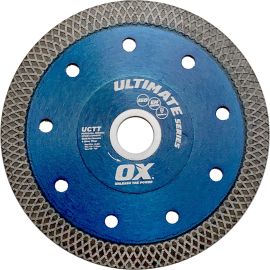 OX OX-UCTT-5 Ultimate Porcelain Fine Turbo 5'' Diamond Blade - 7/8'' - 5/8'' Bore