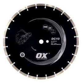 OX OX-DC10-12 Standard General Purpose 12'' Diamond Blade - 3/8'' Segment Height - 1 - 20mm bore
