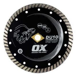 OX OX-DU10-4 Standard General Purpose Turbo 4" Diamond Blade - 7/8" - 5/8" Bore