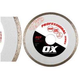 OX Tools OX-PCT-4 4 in. Professional Ceramics Diamond Blade 7/8 - 5/8 in. Bore