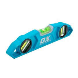 Ox Tools OX-P027625 Pro Torpedo Level Magnetic | 9" / 230mm | Pro Mag Level | 9 inch Magentic Level | Level with Magnet | Pipe Level 