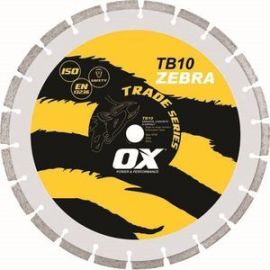OX OX-TB10-10 Trade Abrasive 10'' Diamond Blade - DM-7/8'' - 5/8'' bore