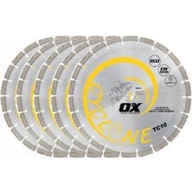 OX Tools OX-TC10-14-5  14 in. Trade Hand Held Saw Blade - Concrete & General Purpose - 5 pack