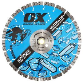 Ox Tools OX-UTB15-14 ULTIMATE 14-In Universal Turbo Diamond Blade For Quick Cut in Hard Materials