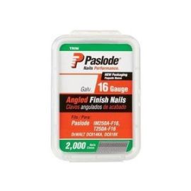 Paslode 650231 1-1/2-Inch by 16 Gauge 20 Degree Angled Galvanized Finish Nail 2,000 per box