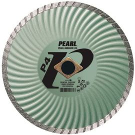 Pearl Abrasive DIA007SD P4™ SD Green Waved Turbo Blades 7-in.