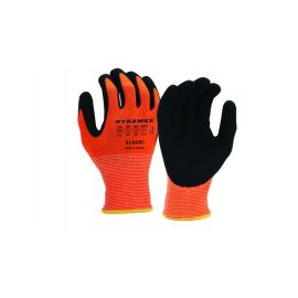 Pyramex Safety GL608CM Sandy Nitrile Gloves - Hi-Viz - Medium (1-pair)