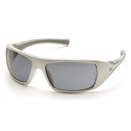 Pyramex Safety SW5620D GOLIATH Safety Glasses Gray Lens with White Frame 1-pair