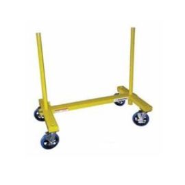 Qual-Craft 61311 "The Warrior" Drywall Cart (61192)  w/ Black Rubber Casters (61002)