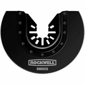 Rockwell RW8928 3-1/8-Inch Sonicrafter HSS Semicircle Saw Blade with Universal Fit System