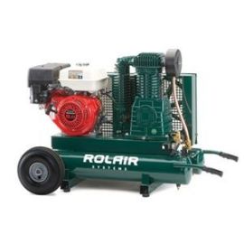 Rolair 8422HK30 9 HP Wheeled Gas Belt Drive Compressor