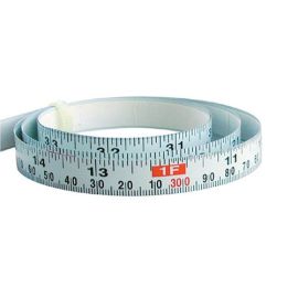 Rousseau 0012L 1/2 in. X 12' Adhesive Backed Steel Tape Measure  Reads R to L