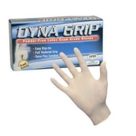 SAS Safety 650-1003, Large, Powder-Less, Dyna Grip Latex Gloves (100 Box) | Dynamite Tool