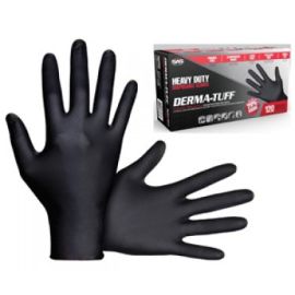 SAS Safety 66581 Derma Tuff Heavy Duty Disposable 6-mil Nitrile Gloves - Small 120/box