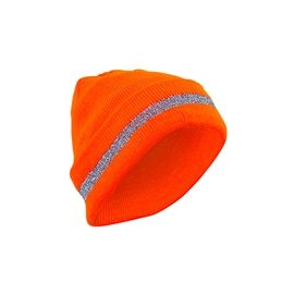 SAS Safety 692-1711 Hi Vis Knit Beanie - Orange