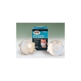SAS Safety 8712 N95 Valved Active Carbon Respirator 10 Pack