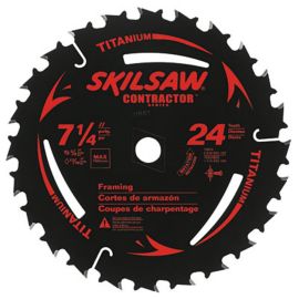 Skil 75924 Contractor Series 24-Tooth Circular Saw Blade, 7 1/4"