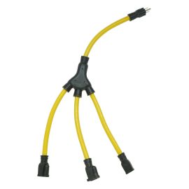 Southwire 90198802 W Adapter Extension Cord 12/3 STW 15A | Dynamite Tool