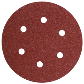 BOSCH SR6R120 5 pc. 120 Grit 6 In. 6 Hole Hook-And-Loop Sanding Discs