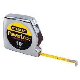 Stanley 33-115 10' x 1/4" PowerLock Pocket Tape Rule w/ Diameter Scale