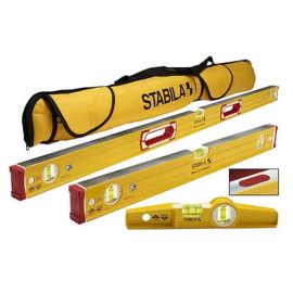 Stabila 48380 3-Piece Magnetic Level Set with Case