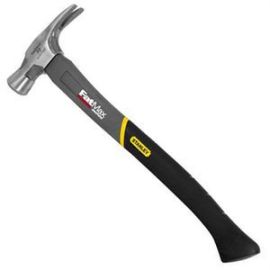 Stanley 51-021 22 oz. FatMax Graphite Checkered Face Framing Hammer - Axe Handle