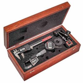 Starrett S9721 Electronic Tool Set with Caliper, Micrometer, Magnetic Base and Indicator | Dynamite Tool
