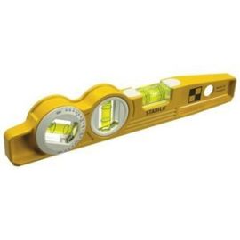 Stabila 25360 Die Cast Torpedo Level with Magnetic V-Groove and 360