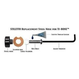 Stiletto TBMSR, TiBone Mini-14 Smooth Replacment Face w/ Bolt kit | Dynamite Tool
