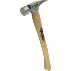 Stiletto TI12SC 12 oz Titanium Smooth Face Hammer with 18 in. Curved Hickory Handle