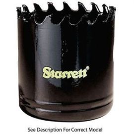 Starrett CT114 High Performance Triple Chip Tungsten Carbide Tipped Hole Saw 1-114 in. (32 mm) Diameter