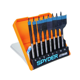 Spyder 11026 High-Speed Steel 8-Piece Spade Bit Set | Dynamite Tool