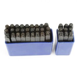 Big Horn Tools 19268 Letter And Number Punch Set Of 36 Piece 1/8 Inch