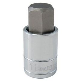 Titan 15619 19mm 1/2-in Drive Hex Bit Socket