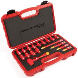 Titan 66100 18 Piece 1/4" Drive VDE Insulated Socket Set | Dynamite Tool
