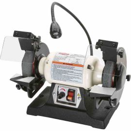 Shop Fox W1839 6" Variable-Speed Grinder with Work Light